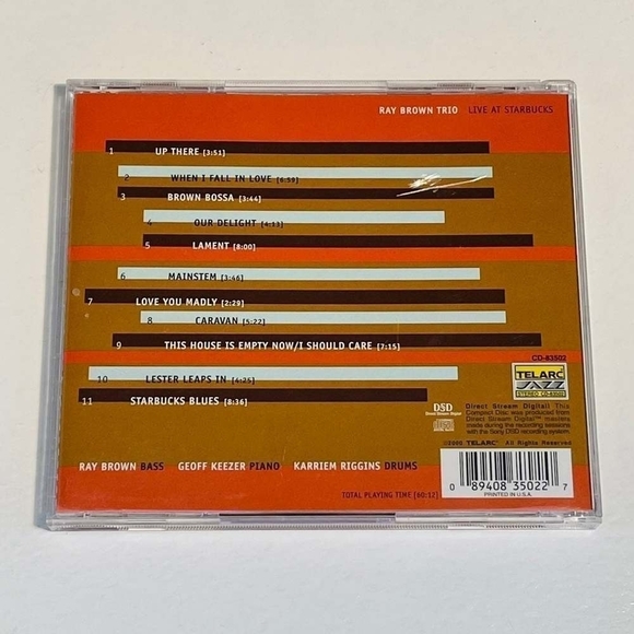 CD Ray Brown Trio - Live At Starbucks - Picture 2 of 2